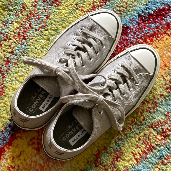 Leather Converse Chuck Taylor Sneakers. Like New! - Picture 1 of 10